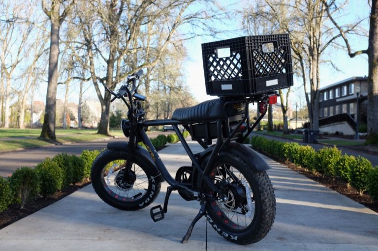 DIY Removable Rear Bike Basket Quick Release for eBikes Go Motorbikes